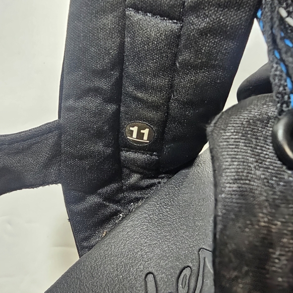 Skechers Yoga Foam D’Lites Chunky Platform Sandals 11 Black White Shoes Women’s - Picture 12 of 12